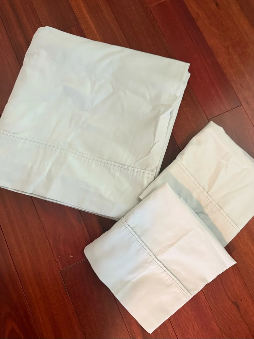 Hotel Collection Flat Sheet Queen W 2 Pillowcases Soft Aqua 400 Ct Egyptian Cott